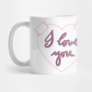 Note to self: I Love You Mug